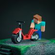 SC2.jpg Free STL file Minecraft Steve's Scooter・3D printing model to download