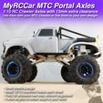 MyRCCar MTC Portal Axles 1/10 RC Crawler Axles with 13mm extra clearance _ Use them with your MTC Chassis or link them to your own design! — LU i Ue OU A ™ ANG: JUnTYy oe ated im Bnet ee Wie WEUEE 6 Ut IU 4° | ® UIC: MyRCCar MTC Portal Axles, 1/10 RC Crawler Axles with 13mm extra clearance