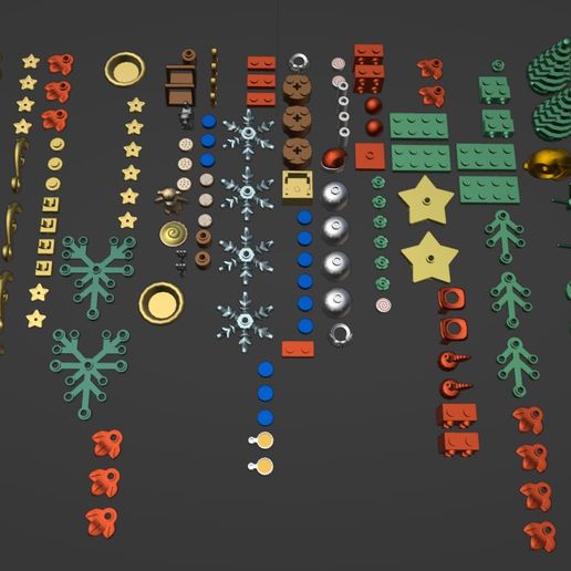 7.jpg PixelBricks3D - Weihnachtsspaß-Set 🎅🎄❄️