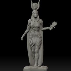 isis2.jpg Egyptian Goddess Isis statue