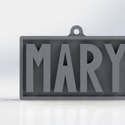 preview.jpg Archivo STL Mary Keychain・Modelo imprimible en 3D para descargar
