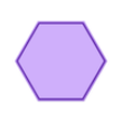 HexagonCoasterV2.stl Customizable Hexagon Monogram Coasters