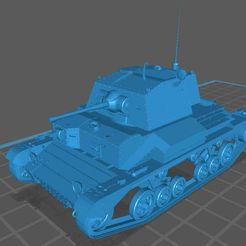 Cruiser-Mk.-II轻型坦克1.jpg STL file Cruiser Mk. II light tank・3D printer model to download
