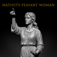 THUMB-copy.png Femme paysanne de la Nativité - Figurine biblique pointant du doigt | Modèle d'impression 3D