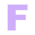 F.stl the alphabet in large box letters