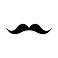 bigote2.png Set of Mustaches and Cutting Mustaches for Father's Day cookie cutter - Set of Mustaches and Cutting Mustaches for Father's Day cookie cutter