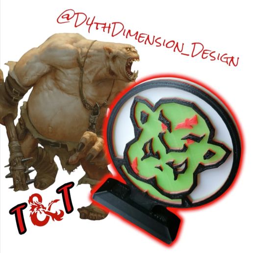 Ogre - D&D set - D&D Minis - D&D Miniatures - D&D Ogre Token- Token - Miniature - Dungeons and Dragons Evil PG