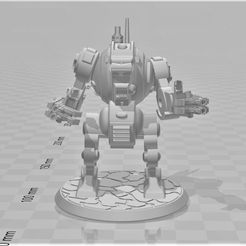 rc3.JPG Télécharger fichier STL gratuit Mandrin Furibundus Style Style Cuirassé - Robot 28mm Sci-Fi • Design à imprimer en 3D, BigMrTong