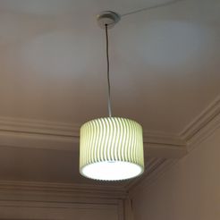 20210106_205338-800.jpg STL file Wavey Lampshade・3D print object to download