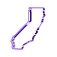 california 4.5in tall.stl STATE OF California COOKIE CUTTER - 5 SIZES TO PRINT, SUPER SHARP CUTTING EDGE!