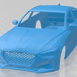 Genesis-G70-2018-1.jpg -Datei Genesis G70 2018 Druckbare Karosserie Auto herunterladen • Objekt zum 3D-Drucken, hora80