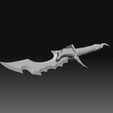 ZBrush-Document.jpg SOLO LEVELING KNIGHT SLAYER DAGGER SWORD READY TO PRINT FANART(Commercial USE Included)