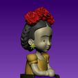 zb02.jpg Frida Kahlo ( Art toy 1, Famous paintings series)