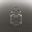 Untitled-2.jpg 3D printable Jar with lid 110 mm