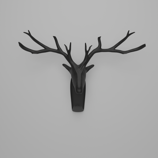 Abstract Deer Key Holder 3D model