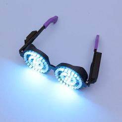 hero-blue.jpg Archivo STL gratis Gafas NeoPixel inspiradas en Rezz・Plan imprimible en 3D para descargar
