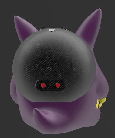 ポケモン - echo 🐉 Suporte Alexa Echo Dot 4a e 5a Geração Gengar Com Pikachu