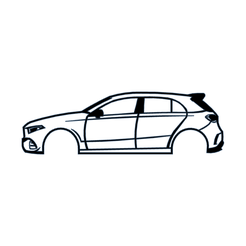Mercedes-A45-AMG-S-1.png STL file Mercedes A45 AMG S・3D print design to download