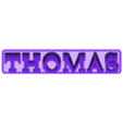 Thomas_Elegant.STL Thomas 3D Nametag - 5 Fonts