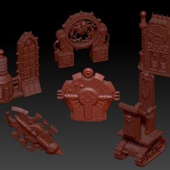 1534568202462788355_n.jpg Free 3D file Battlezone Objective Set・Model to download and 3D print