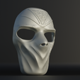 2.png Masquerade Party Face Mask - Alien Face Mask 3D print model