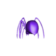 Black Widow Spider.STL 3D-печатная модель паука Черная вдова
