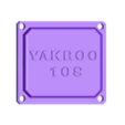 DeskClockBack2.STL Orologio da tavolo LCD ST7735