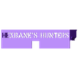 HEXBANES HUNTERS COVER.stl Holder for HEXBANE'S HUNTERS, War hammer Underworlds, Nethermaze