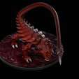 Agascorpion-highpoly-13.png Agascorpion hell monster statue fantasy agama / Scorpio POSE 2