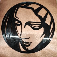 IMG_20230419_134034-1.jpg STL file Virgin Mary Christianity wall decoration・3D printer model to download