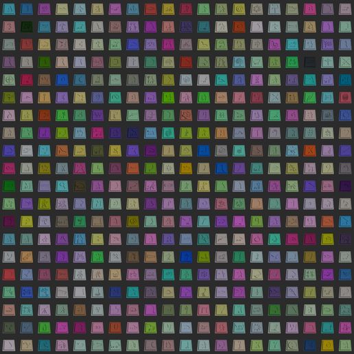400 Ultimate Squares Collection – 3D Printable Game Tokens