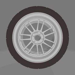 RE30-Tire1.jpg Fichier STL Jantes et pneus à l'échelle 1:64・Objet pour imprimante 3D à télécharger