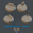 _40.png Stylized forest bases : 40mm