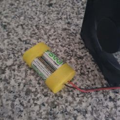20200712_201919.jpg Free STL file AA TPU battery holder・3D print design to download
