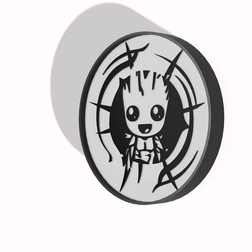 Baby GROOT lamp 3D model