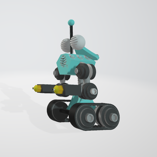 Tucker the Two Trees War-Bot 3D model