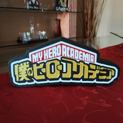 IMG20230824185602.jpg STL file My Hero Academia LED Lamp・3D printing template to download