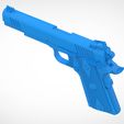 026.jpg Remington 1911 Enhanced pistol from the game Tomb Raider 2013 3D print model3