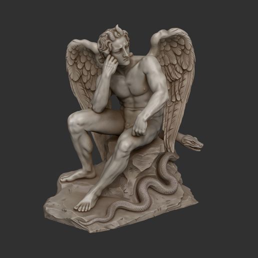 Lucifer_1_5.jpg Lucifer Sculpture  for 3D print
