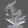 25.jpg DARK MAGICIAN GIRL YU GI OH ANIME CUTE GIRL CHARACTER 3D PRINT