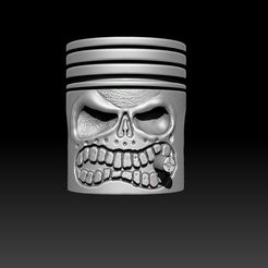 1.jpg Piston Skull - Kolben Schädel