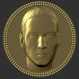 3.jpg Eminem medallion pendant 3D printing ready stl obj