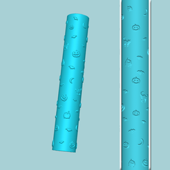 h.png STL file Texture Roll 25 -Halloween Positive - Fondant Decoration Maker・3D printer model to download