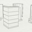 3.jpg STL file square flower pot mold with rounded edges・3D printer design to download