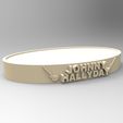 socle_ovale_02.jpg STL file JOHNNY HALLYDAY 2nd version・3D print model to download