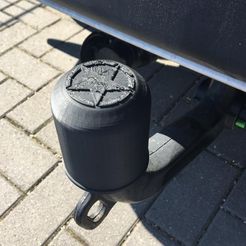 IMG_2211.jpg STL file Cap For Trailer Hitch - Jeep - VW - BMW - Opel u.m.・3D printer model to download