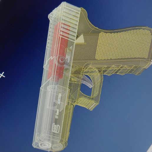 3d Printable Glock 17 Repliquereplica Spring • Made With Creality Ender 3 • Cults 3255