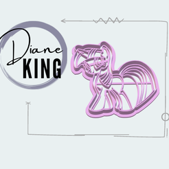 3.png STL file my litle pony・Template to download and 3D print, DianeKING
