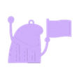 flork arg2.stl Flor Argentina Keychains