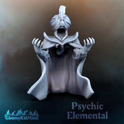 Psychic_Elemental.png Free STL file Psychic Elemental (supportless)・3D printer model to download